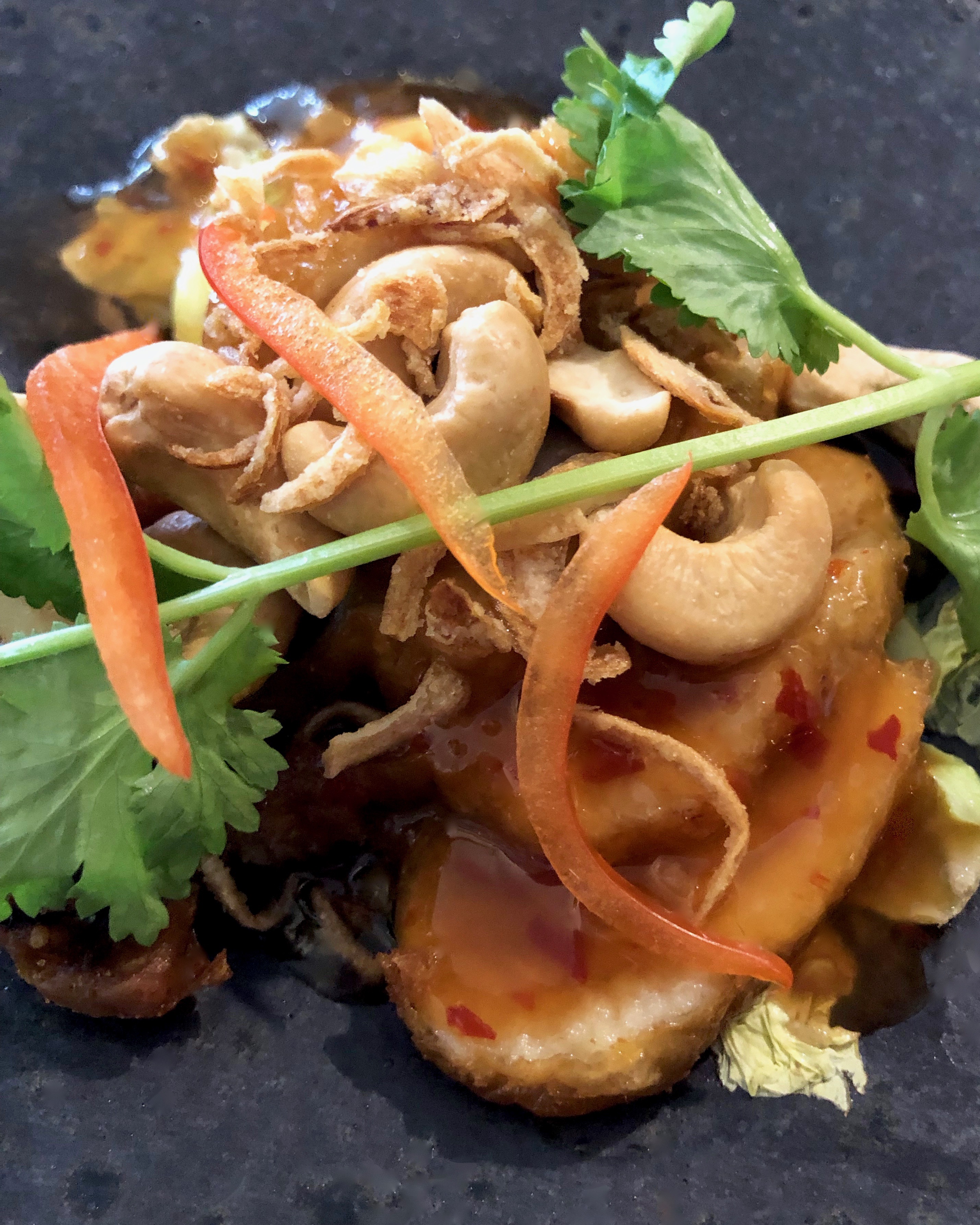 Thai restaurant with a kids' menu sleeping honey duck