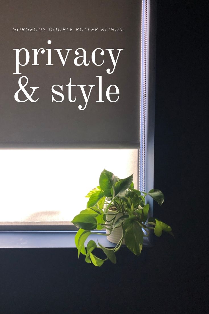 double roller blind review - pinterest image