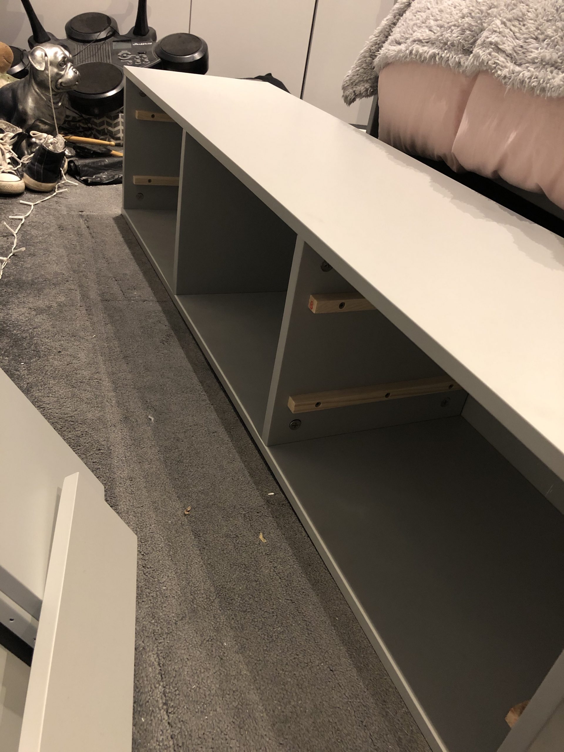 underbed storage completed
