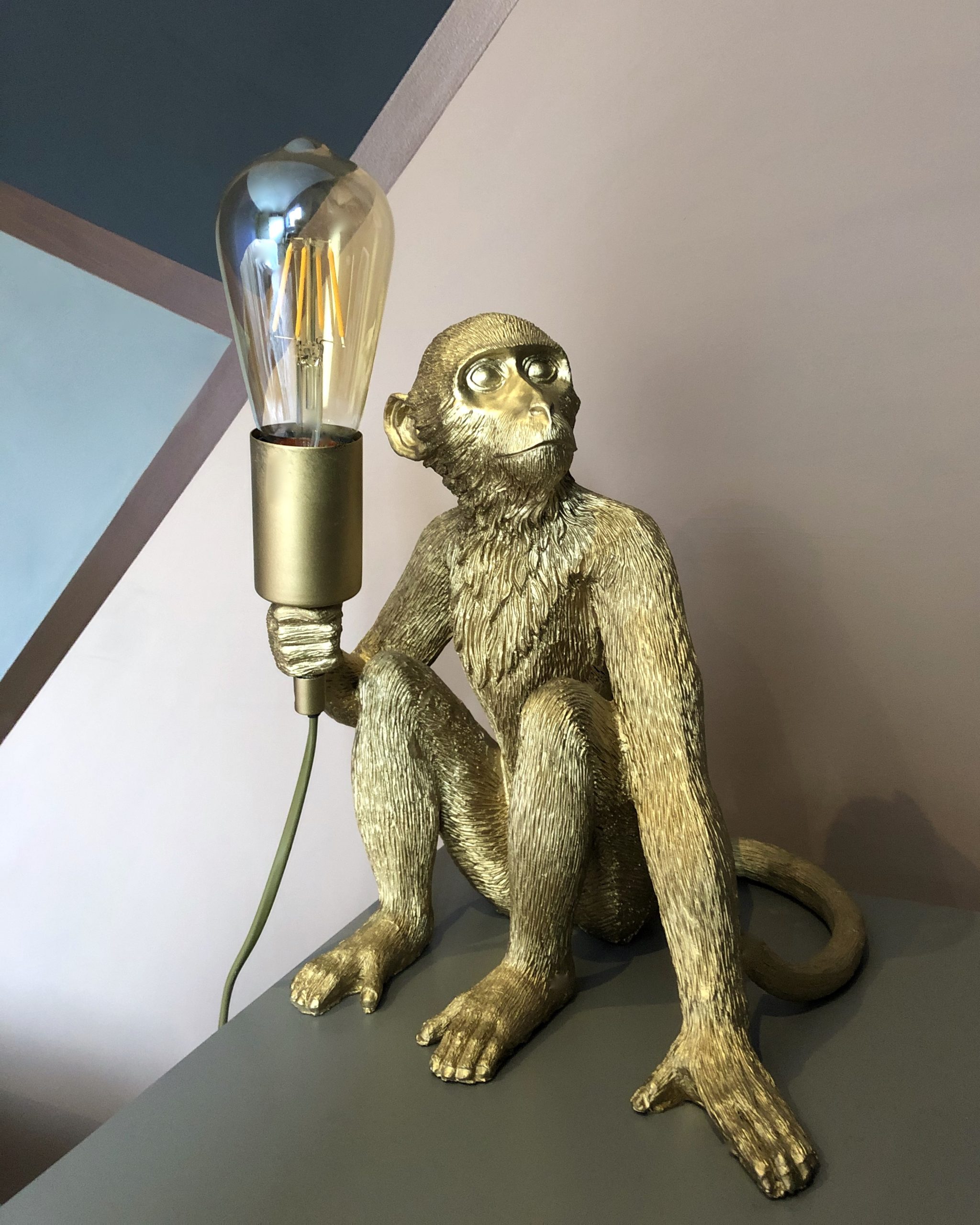 bedroom monkey lamp