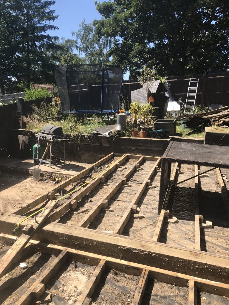 Budget garden renovation - before shot