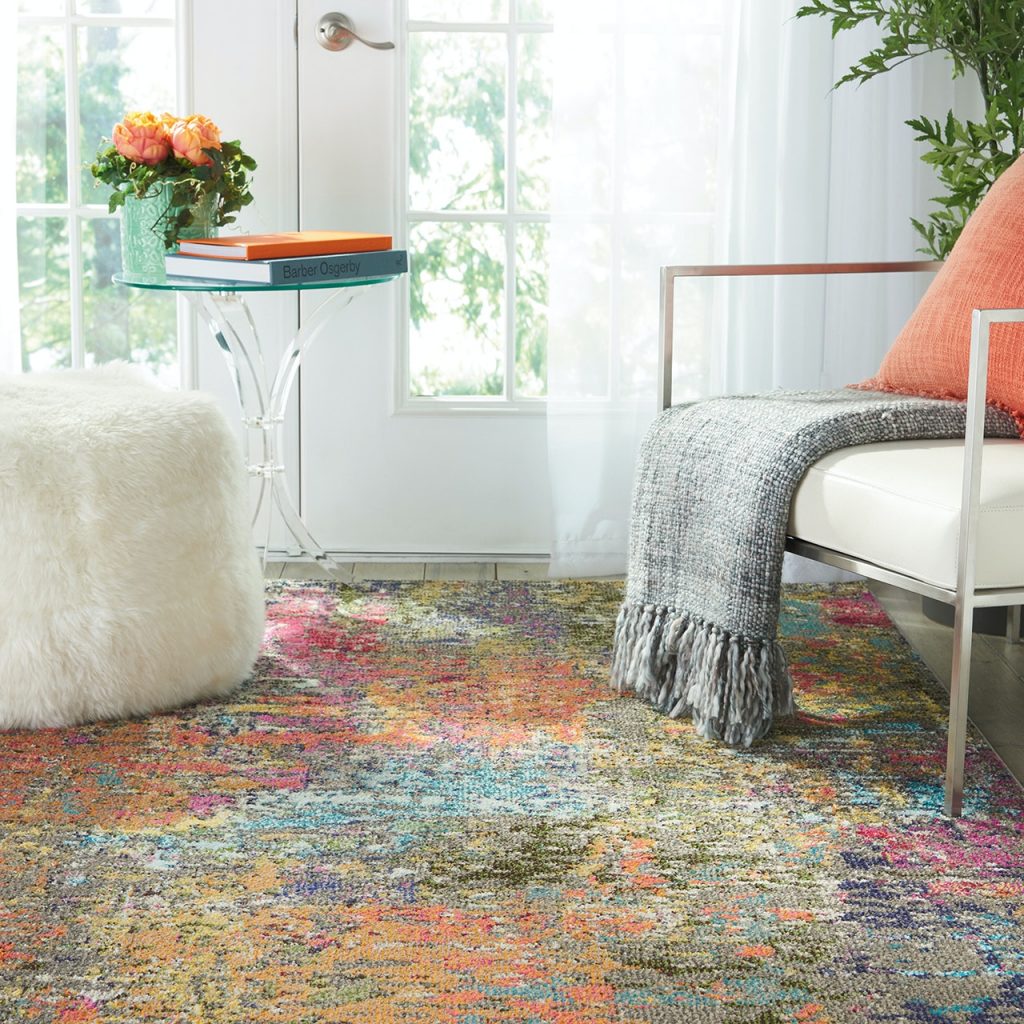Colourful rug
