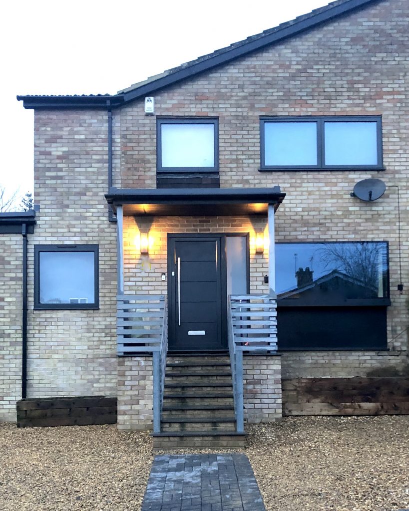 Driveway design ideas - finished exterior holding shot