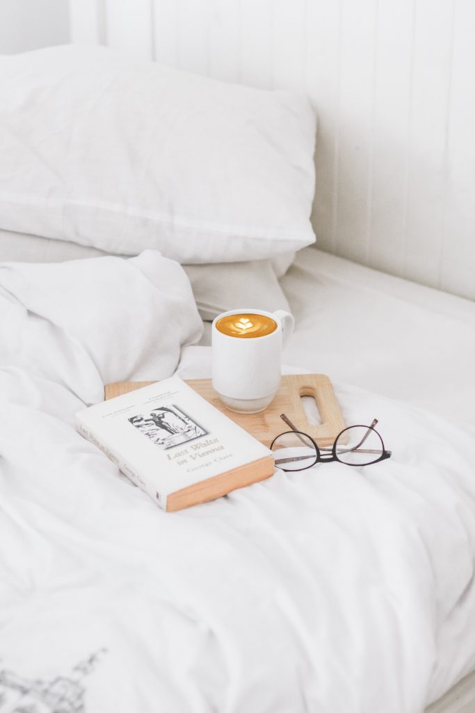 Ways to practise self-care during lockdown main shot of bed and coffee