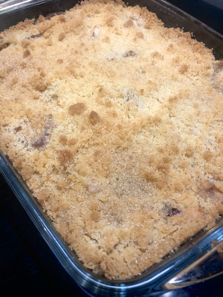 easy ways to reduce food waste - cobbler baking