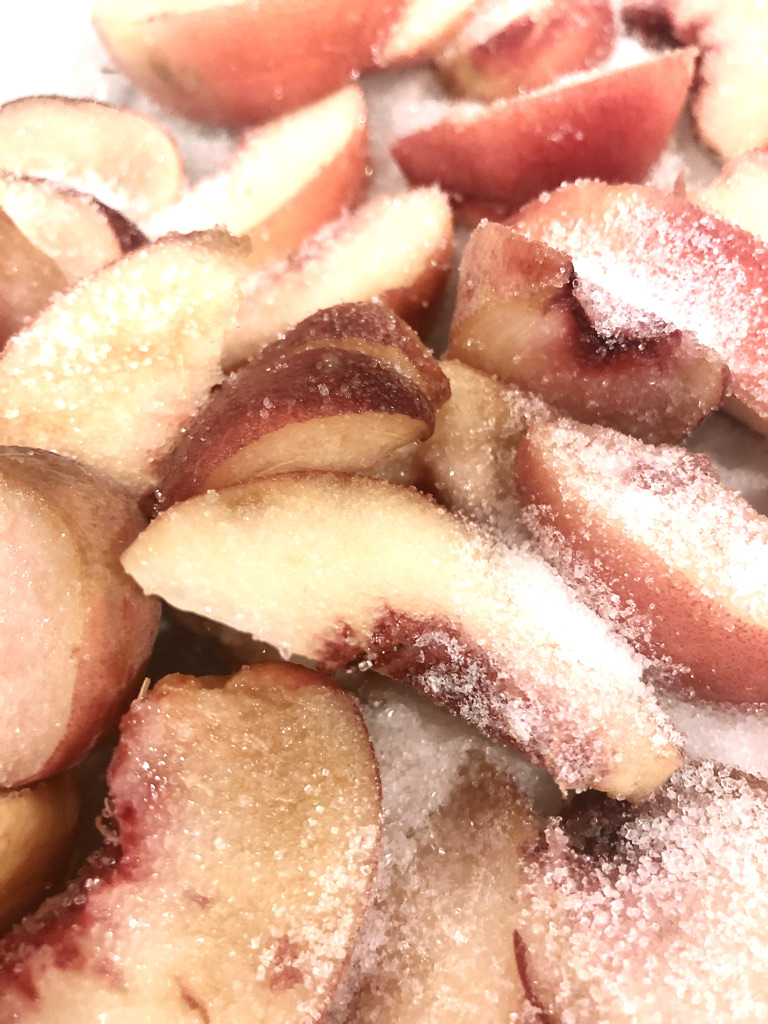 What can I do with old peaches - sugared slices